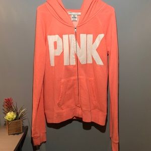 Zip up from PINK. Fade wash.